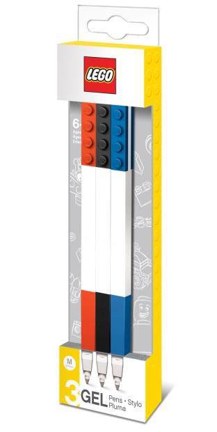 LEGO tusser - sort / rød / blå