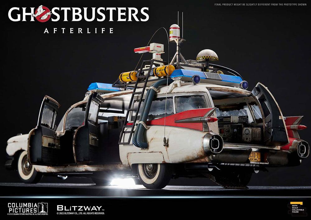 ミニカー Ghostbusters Ecto-1 1959 Cadillac Køb Ghostbusters: Afterlife Vehicle 1/6 ECTO-1 1959 Cadillac