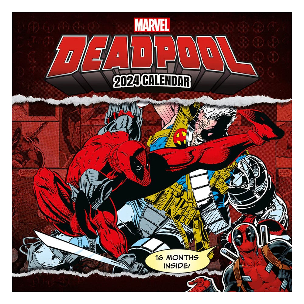 Køb Marvel Calendar 2024 Deadpool hos Superhelten Legetøj