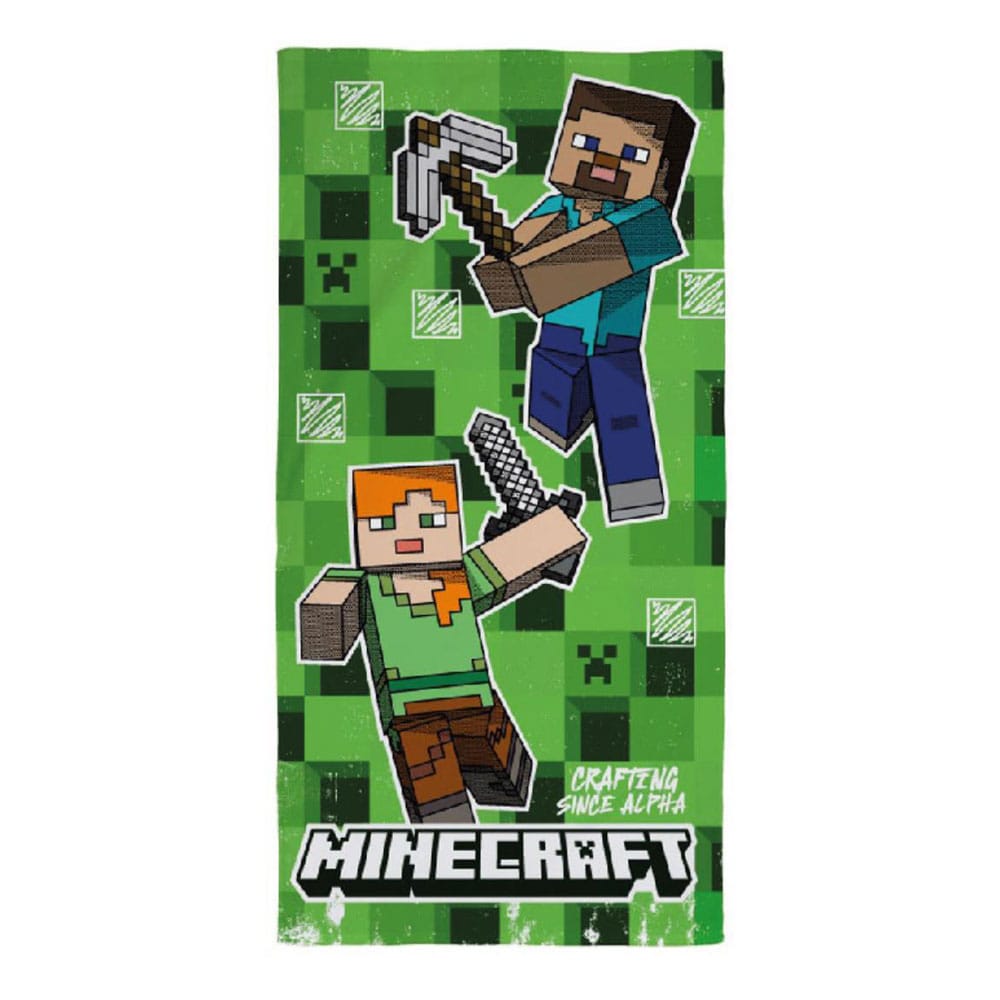Minecraft Towel Crafting Since Alpha 70 x 140 cm