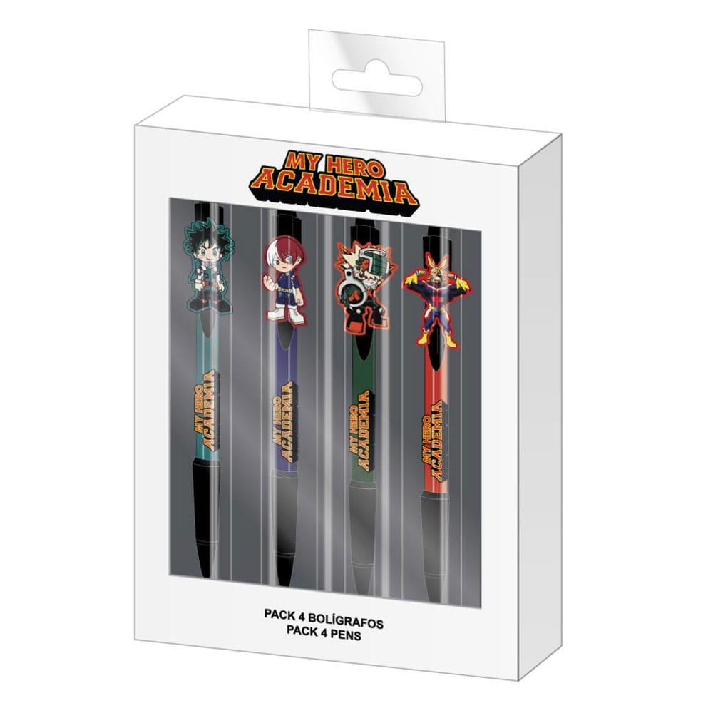 My Hero Academia ball pen 4-Pack character