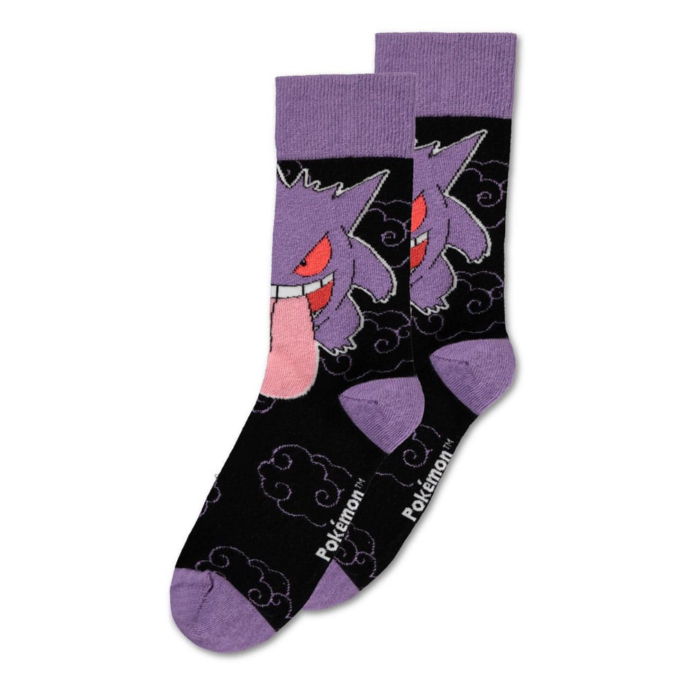 Pokémon Socks 3-Pack Crew 39-42 3