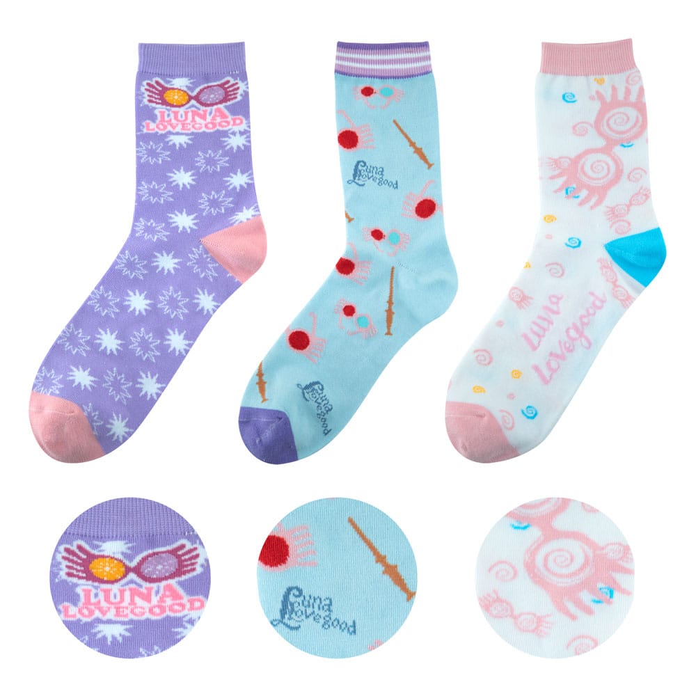 Harry Potter Socks 3-Pack Luna Lovegood