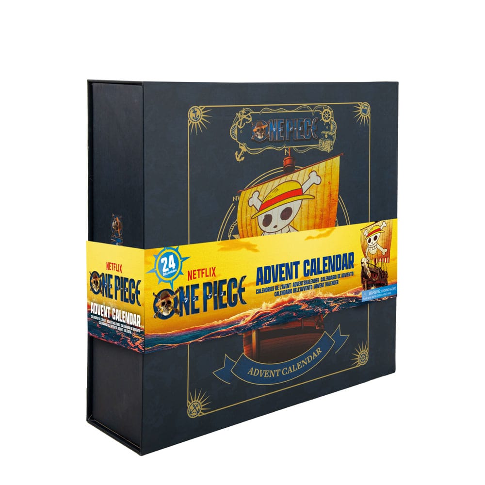 Calendrier De L'Avent One Piece Deluxe 2025 - Licence Officielle Netflix, 24 Surprises Collectors