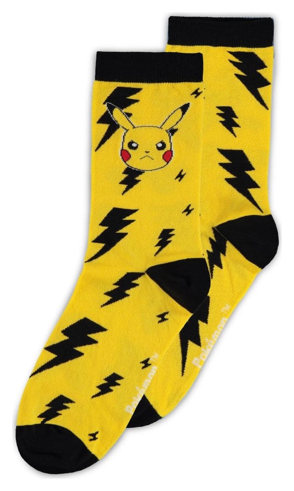 Pokémon Socks 3-Pack Crew 43-46 2
