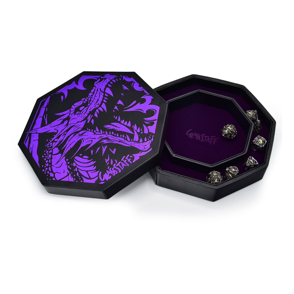 CritStones Arena Dice Tray Purple Dragon afbeelding