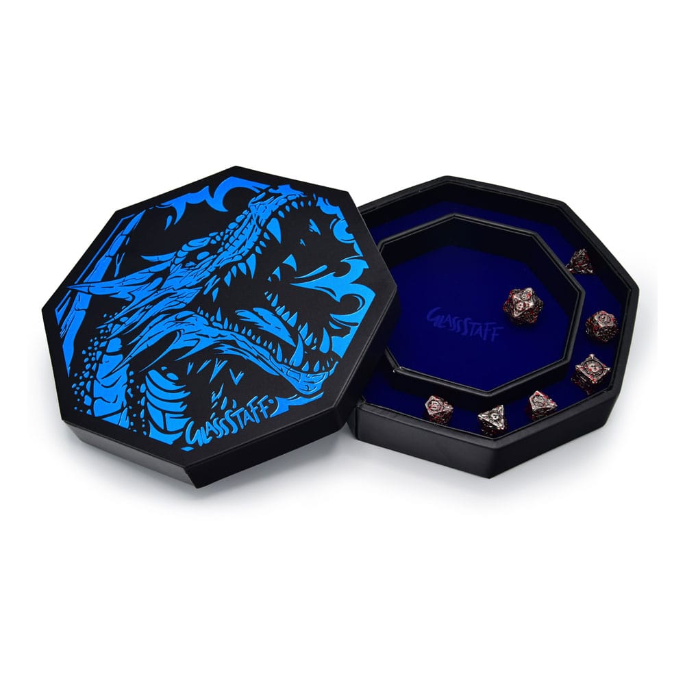 CritStones Arena Dice Tray Blue Dragon afbeelding