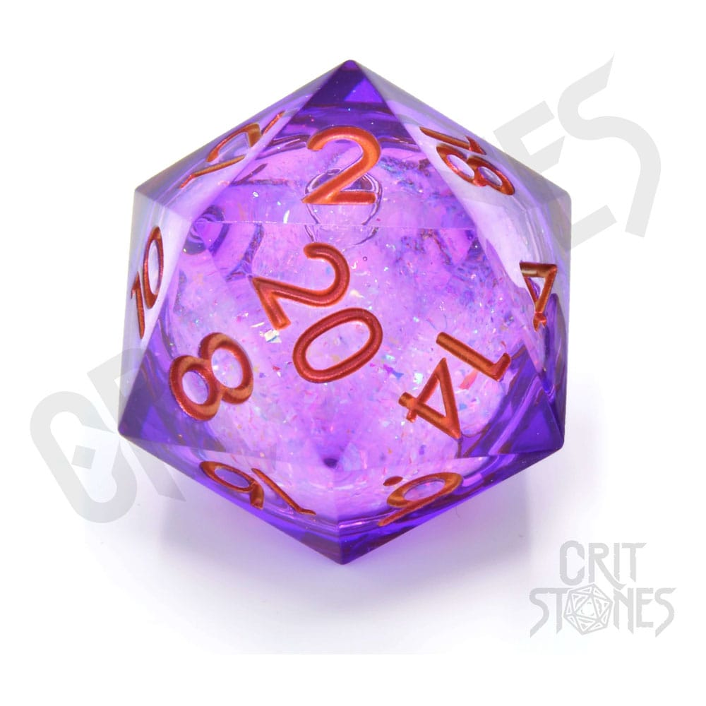 CritStones Liquid Core Dice D20 Feywild Sparkle 3 cm afbeelding