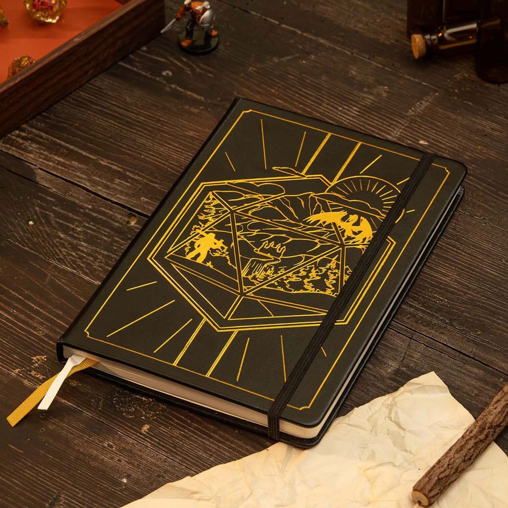 Dungeons & Dragons RPG Journal 5e Black afbeelding