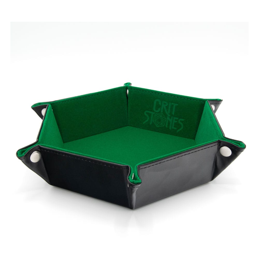 CritStones Folding Dice Tray Green afbeelding