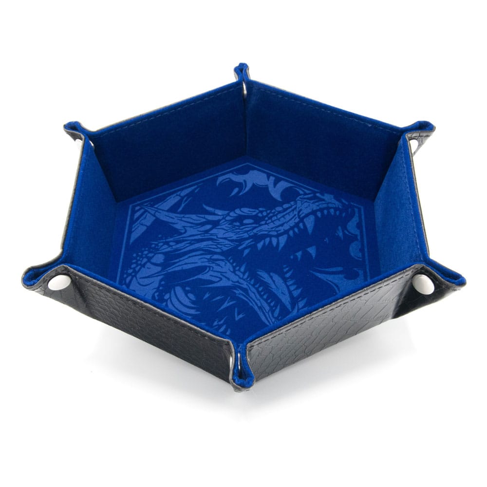 CritStones Folding Dice Tray Dragon Skin XL Edition Purple