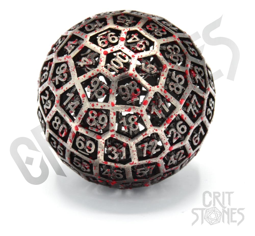 Games - CritStones Hollow Metal Dice D100 Centigrave