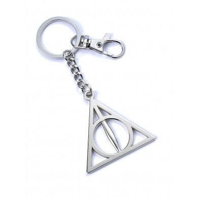 Harry Potter Nøglering - Deathly Hallows (silver plated)