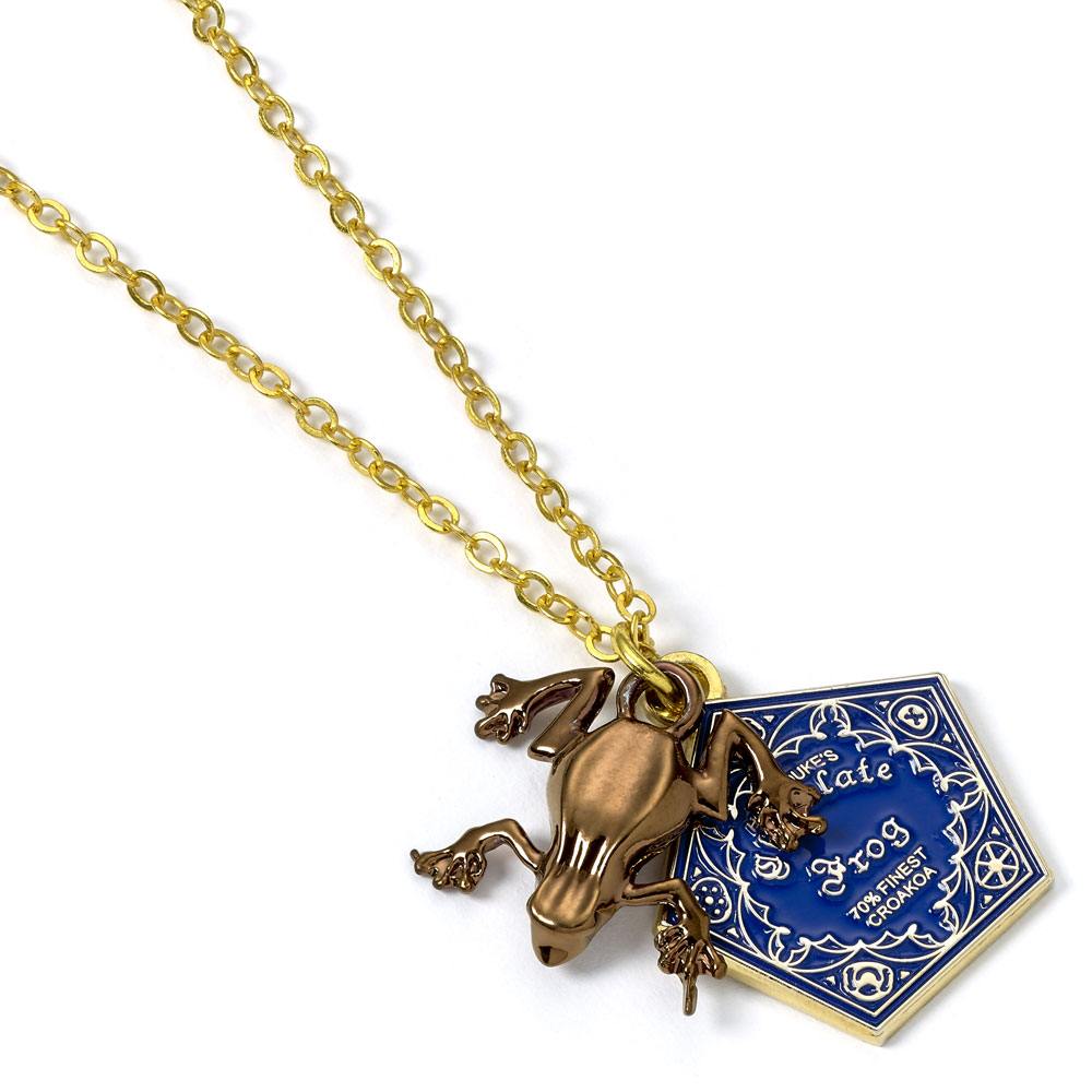 Harry Potter Pendant & Necklace Chocolate frog (gold plated)