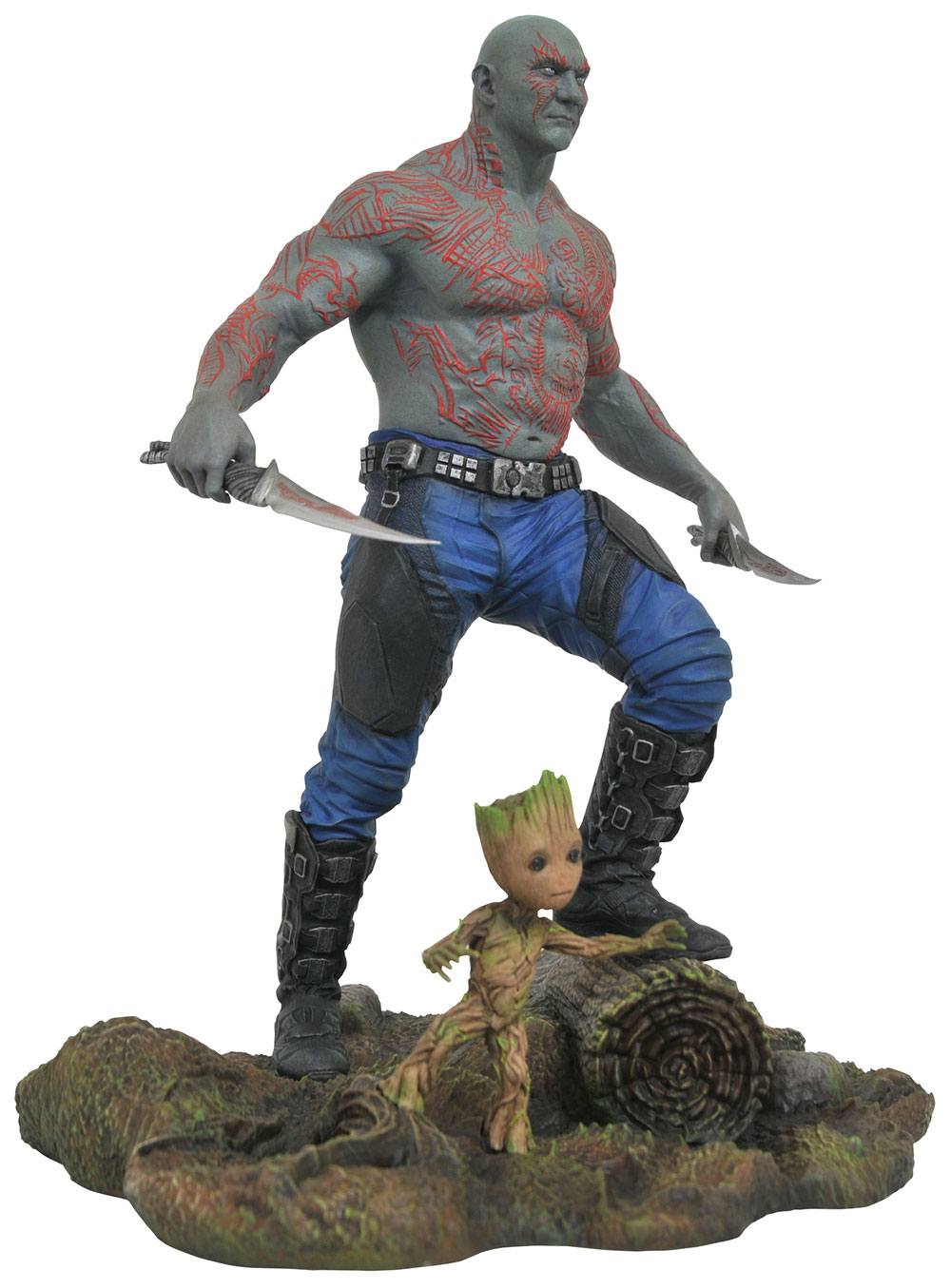 MARVEL GALLERY - Guardians of the Galaxy 2 - Drax & Baby Groot - 23cm
