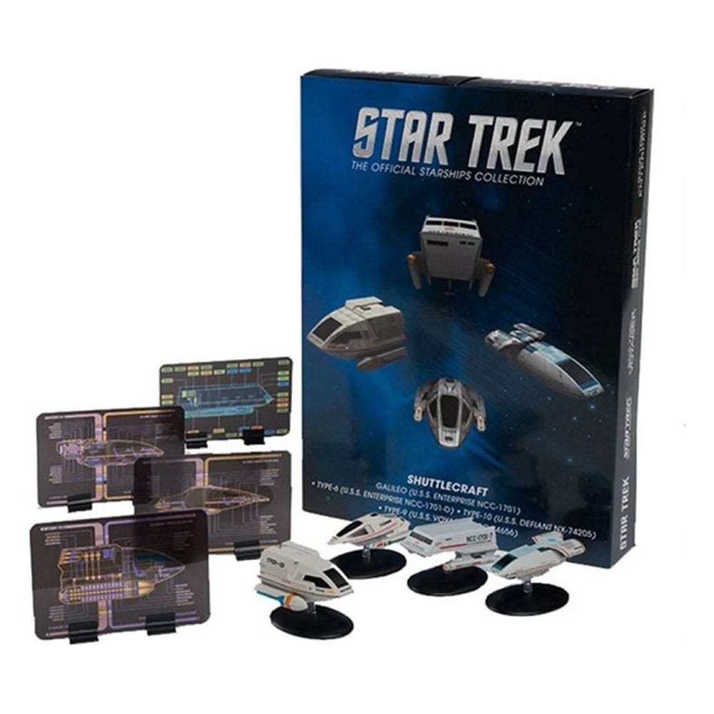 Star-Trek Shuttlecraft Set 1 (Galileo & Type-6 & Type-10 & Type-9) 26x35cm