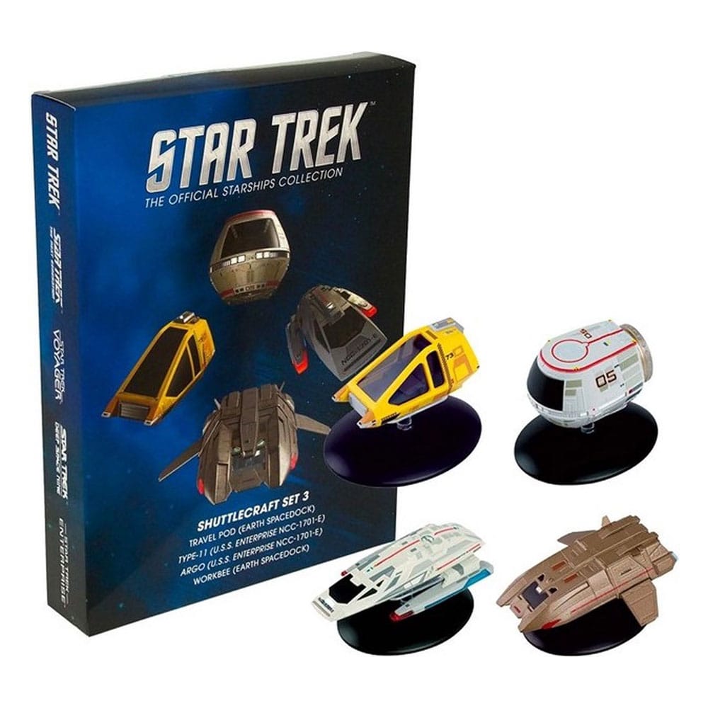 Eaglemoss Star Trek Starship Diecast Mini Replicas Shuttle Set 3 - Picture 1 of 1