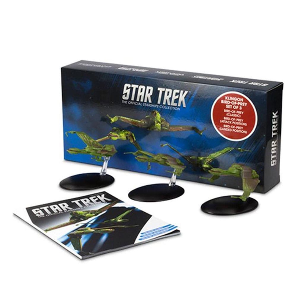 Star-Trek Starships Klingon Bird-of-Prey Set 18x39,5cm