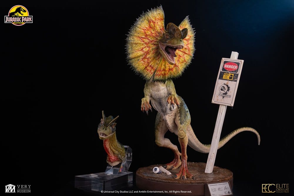 Jurassic Park Maquette 1/3 Dilophosaurus 62 cm [15]