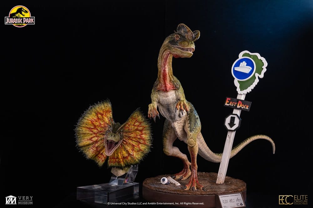Jurassic Park Maquette 1/3 Dilophosaurus 62 cm [16]