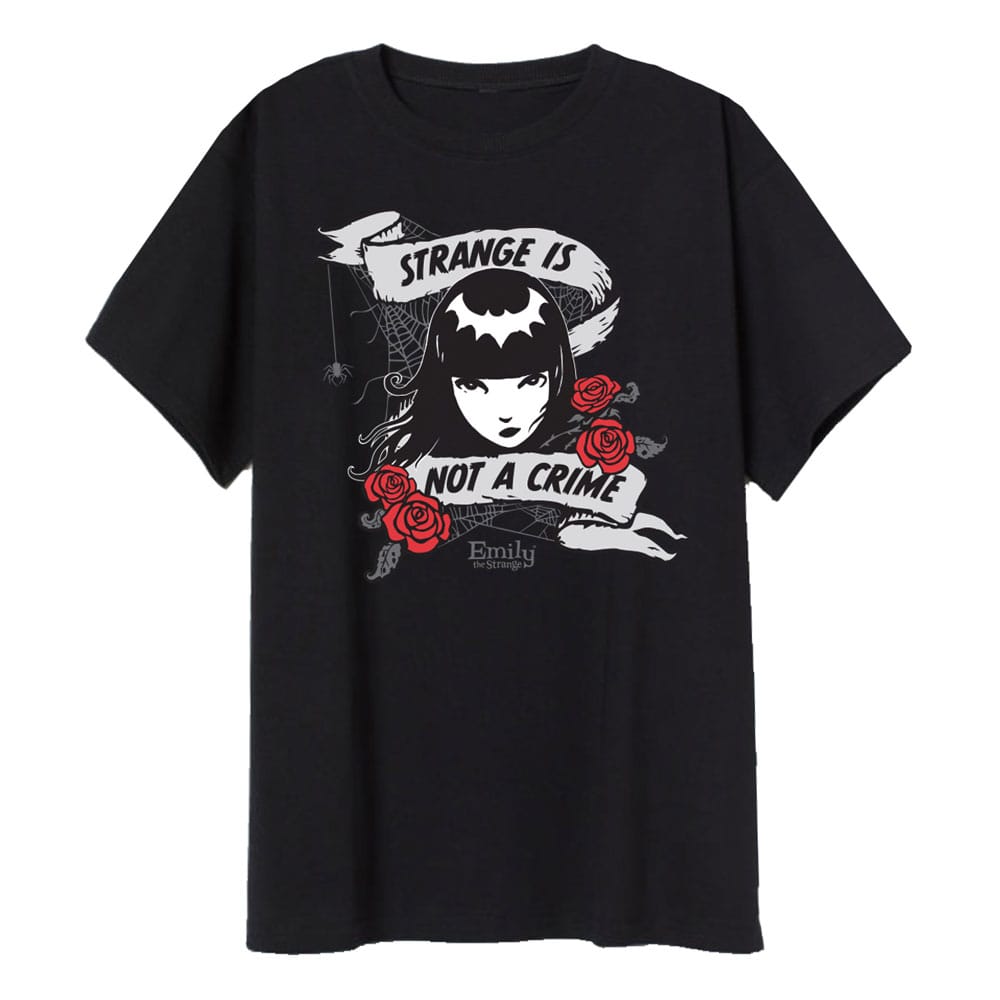 Emily the Strange T-Shirt Not A Crime Size L