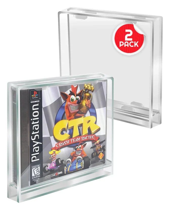 Acrylic Case 2-Pack for PlayStation 1      
