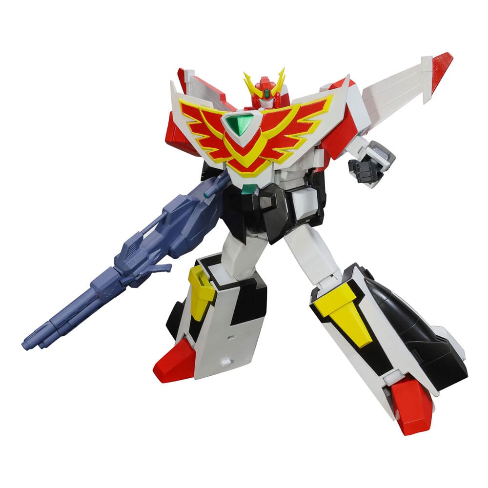 The Brave Fighter of Sun Fighbird Super Metal Action Action Figure Jetgattai Granbird 22 cm