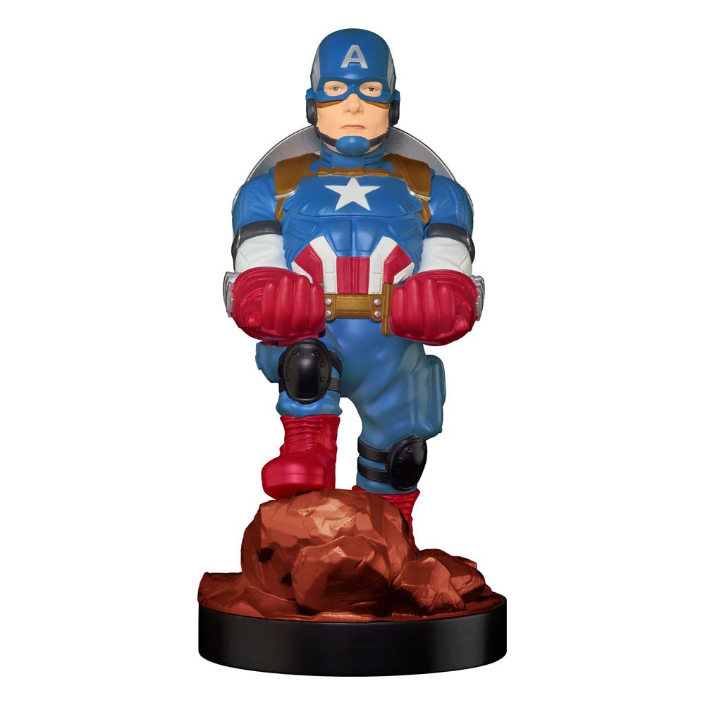 Cable Guy - Captain America telefoonhouder - game controller stand met usb oplaadkabel  8 inch