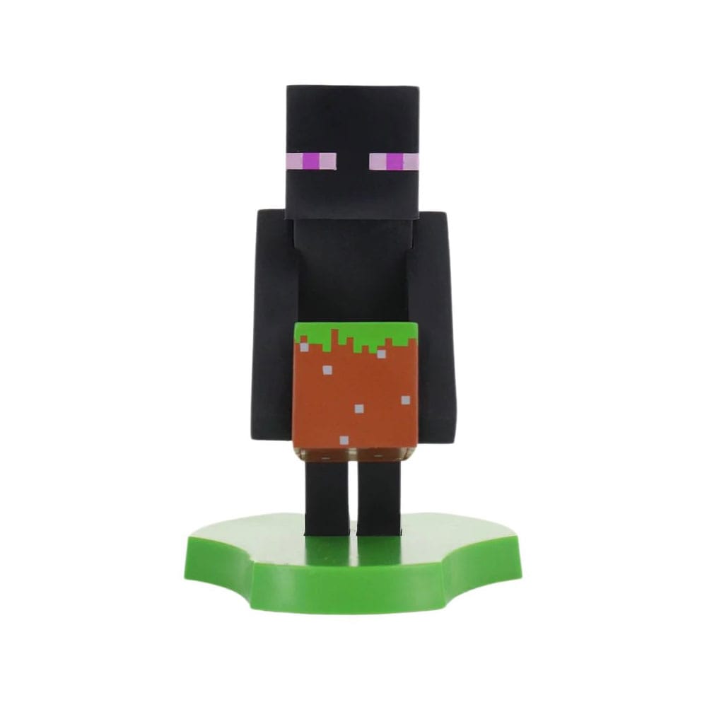 Minecraft Enderman Holdems Cable Guys Mini Device Holder and Phone Stand 12cm afbeelding