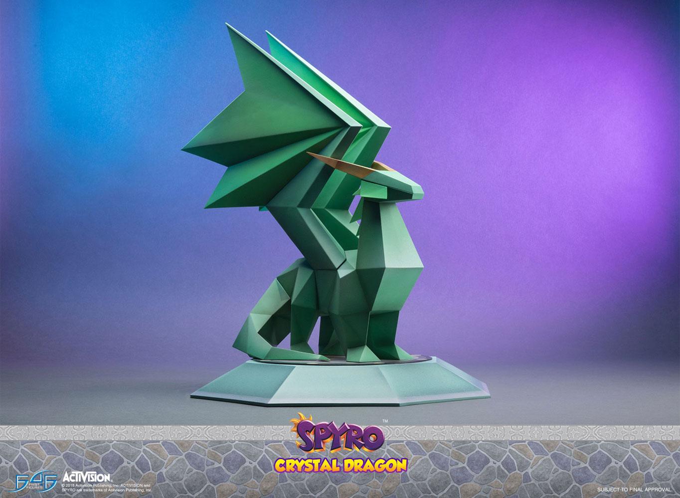 Crystal Dragon Spyro the Dragon Statue by First 4 Figures