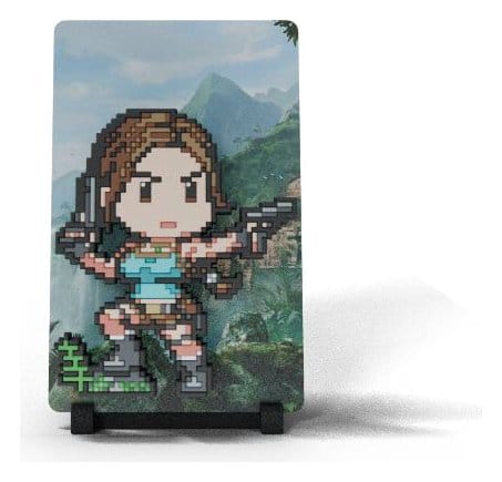 PRECOMENZI - Tomb Raider FiGGYZ Magnet Collectible 30th Anniversary Lara Croft 11 cm