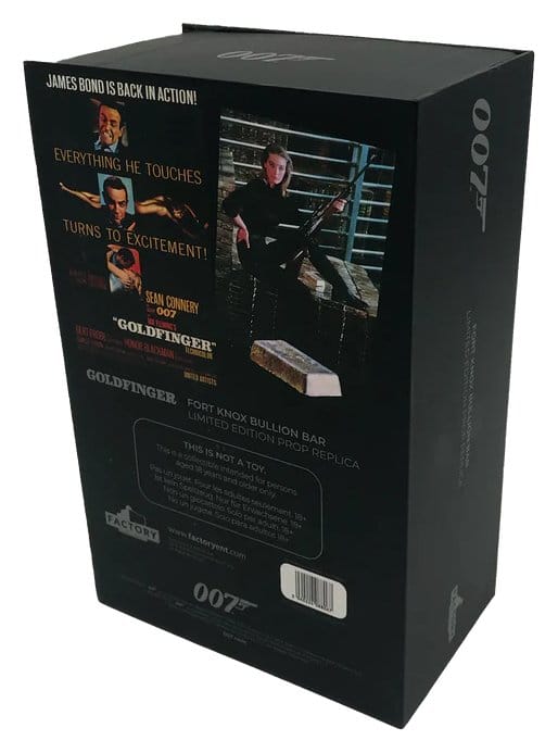 James Bond Prop Replica 1/1 Goldfinger Fort Knox Bullion Bar 25 cm Limited Edition [3]