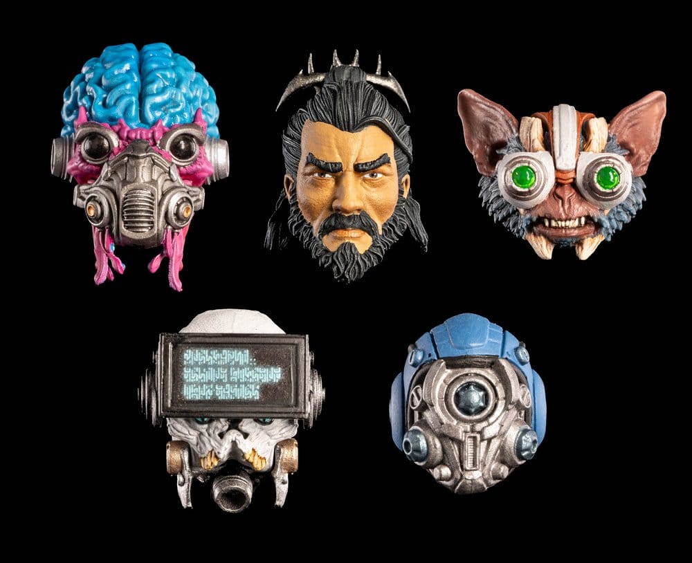 Cosmic Legions Action Figure Accessory Heads Pack