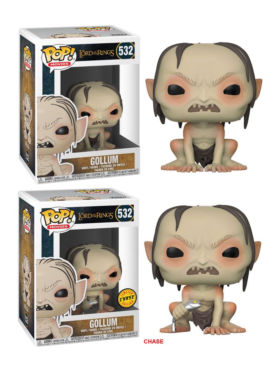 Lord of the Rings POP! Movies Vinyl Figures Gollum 9 cm Assortment (6)