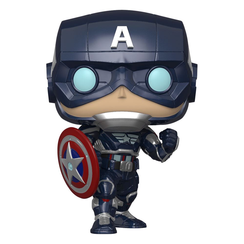 Marvel's Avengers (2020 video game) POP! Marvel Vinyl Figure Captain America 9 cm