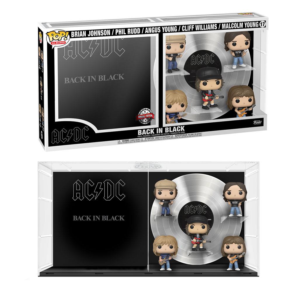 AC/DC POP! Albums Vinyl Figure 5-Pack Back In Black 9 cm - Damaged packaging