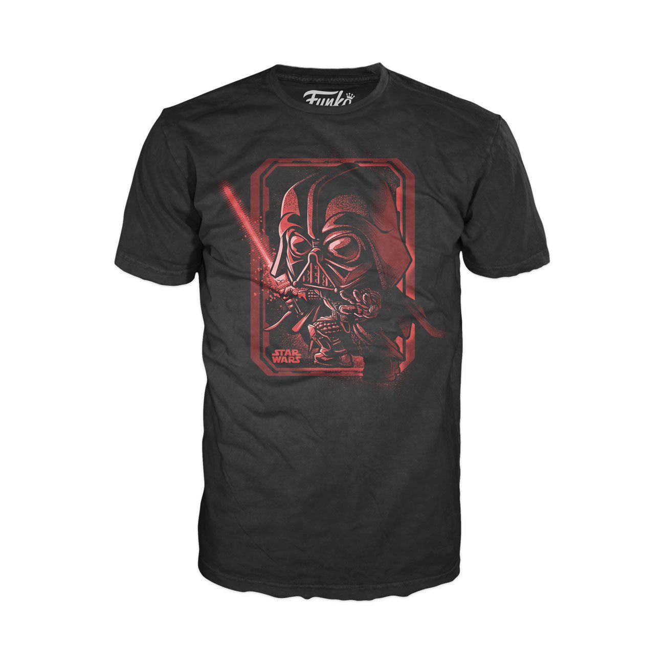 DC Comics Loose POP! Tees T-Shirt Darth Vader Lightsaber Size L