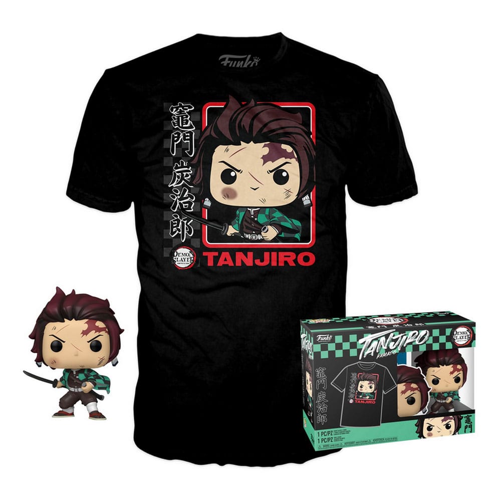 Demon Slayer POP! & Tee Box Tanjiro Size XL