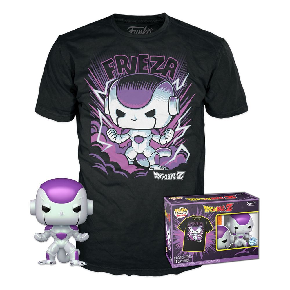 Funko Pop! Dragon Ball Z Tees maat M - Frieza 4th Form #861 - Zeldzaam Rare Chase Special