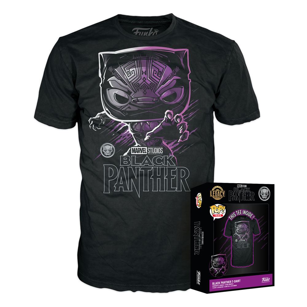 Marvel - Boxed Tee T-Shirt - Black Panther (XL)