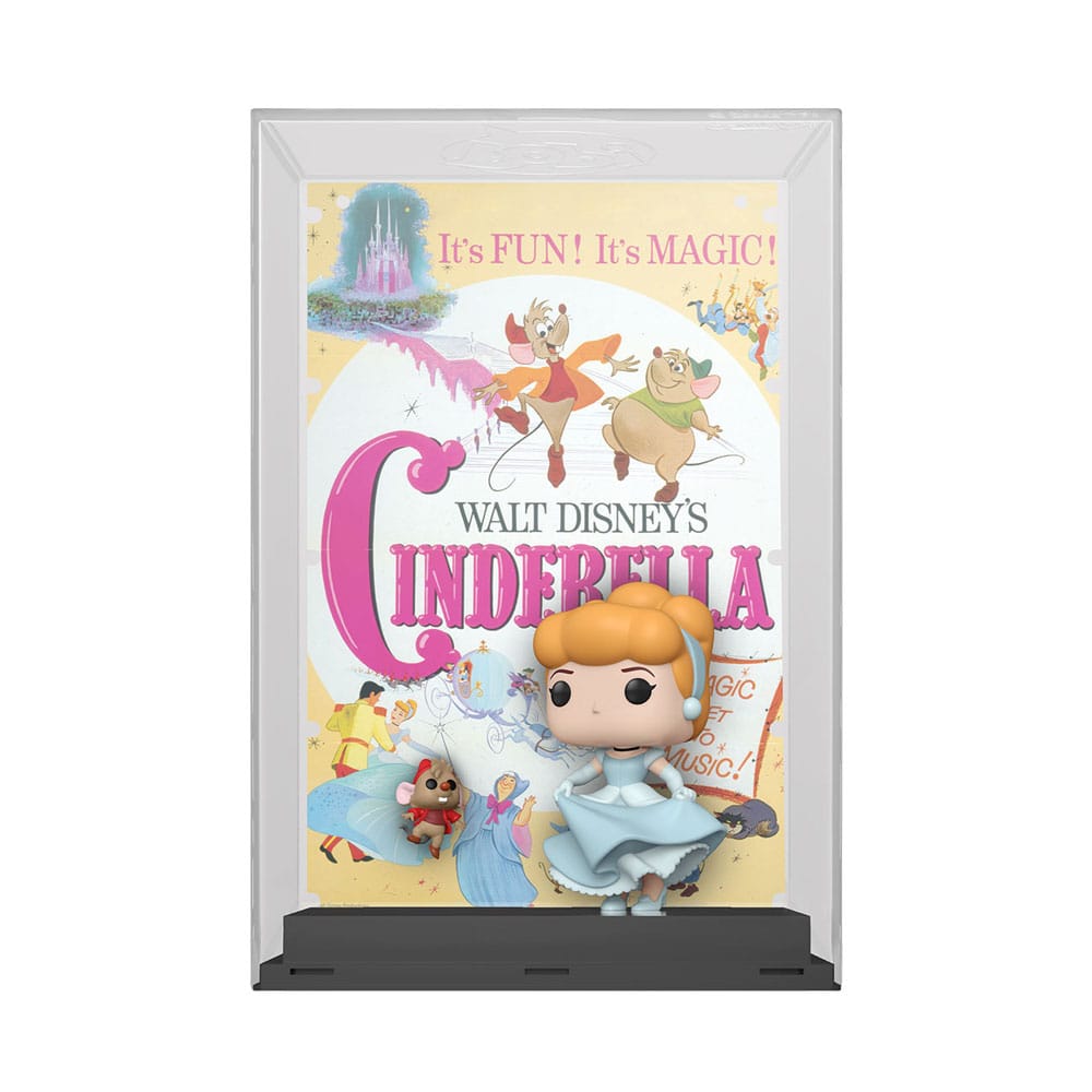 Disney's 100th Anniversary POP! Movie Poster & Figure Cinderella 9 cm