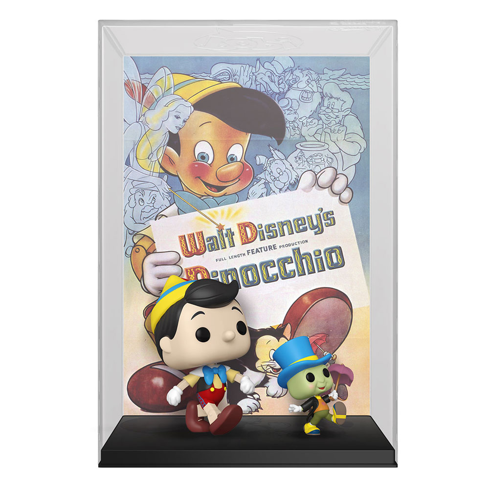 Disney's 100th Anniversary POP! Movie Poster & Figure Pinocchio 9 cm