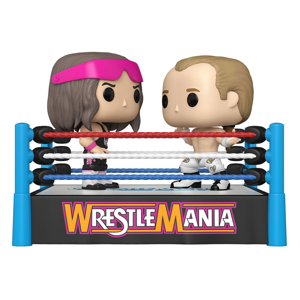 WWE POP Moment! Vinyl Figures 2-Pack Bret Hart vs Shawn Michaels 9 cm