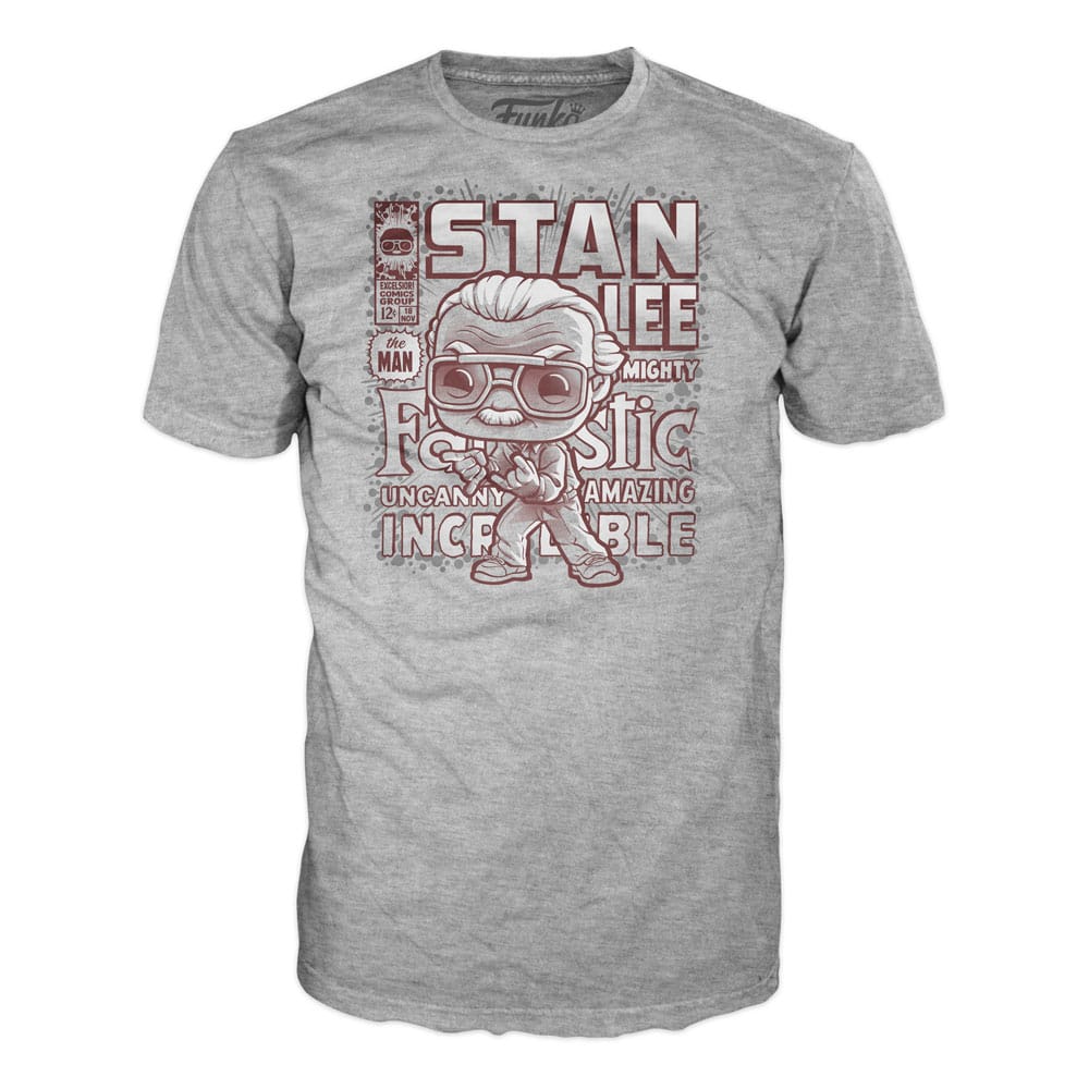 Marvel Boxed Tee T-Shirt Stan Lee Size M