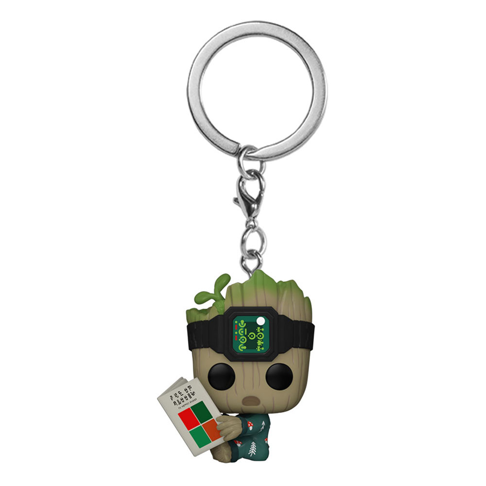 I Am Groot POP! Vinyl Keychains 4 cm Groot PJs w/book Display (12)