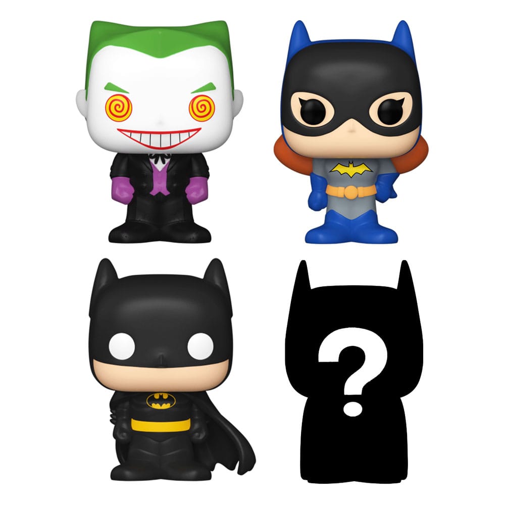 DC Bitty POP! Vinyl Figur 4-Pakning med The Joker 2,5 cm