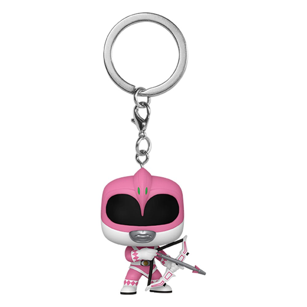 Power Rangers 30th POP! Vinyl Nøgleringe - 4 cm Pink Ranger Display (12)