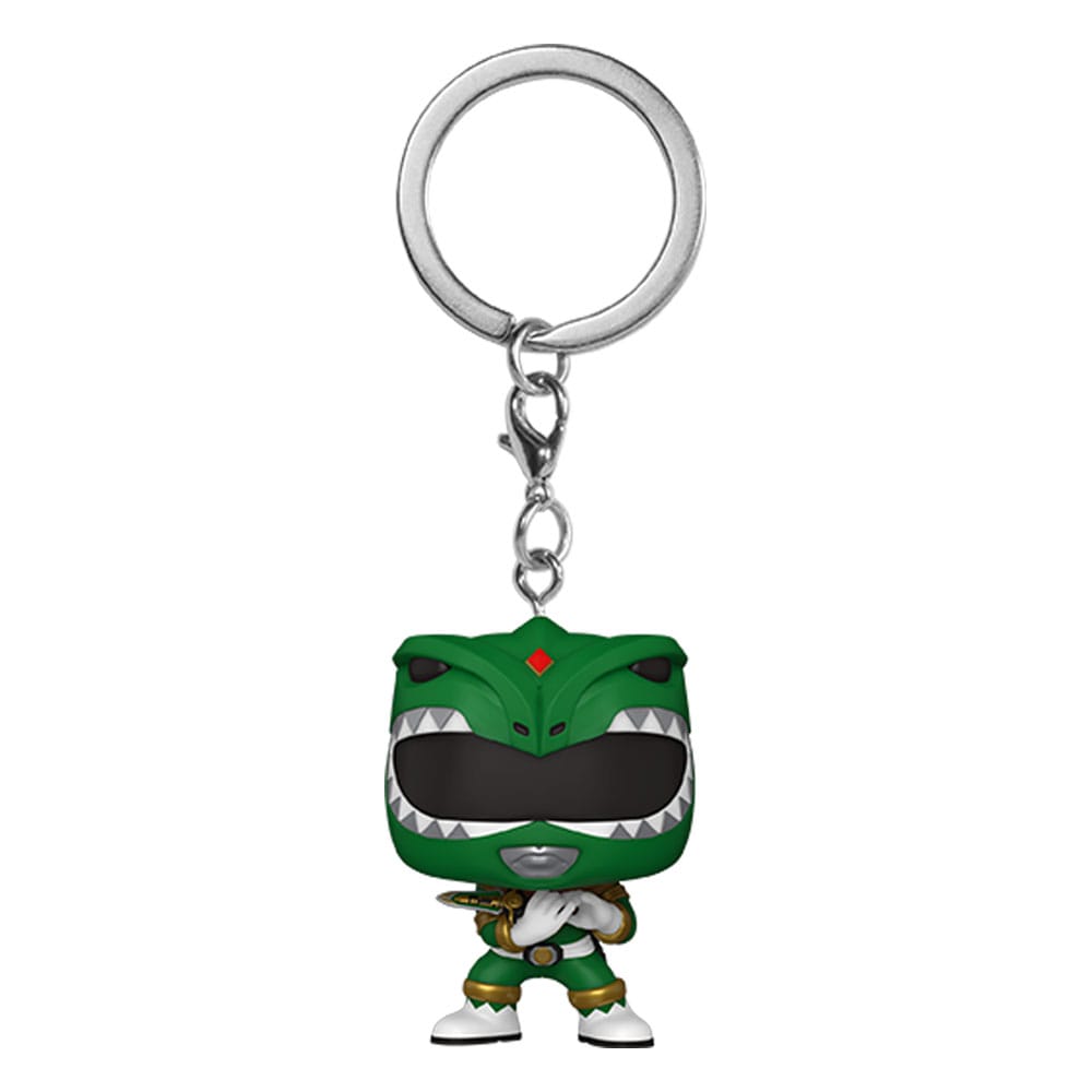 Power Rangers 30th POP! Vinyl Nøgleringe - 4 cm Green Ranger Display (12)