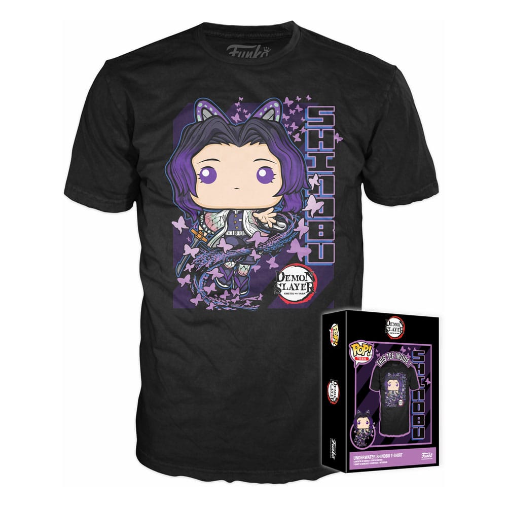 Demon Slayer: Kimetsu no Yaiba Boxed Tee T-Shirt Underwater Shinobu Size XL