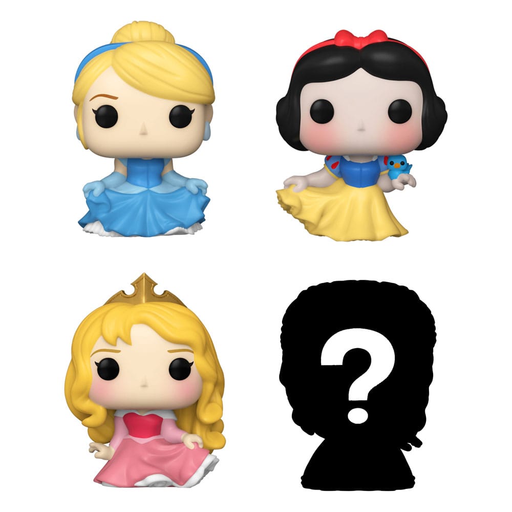 Disney Princesses Bitty POP! Vinyl Figur 4-Pakning med Askepot 2,5 cm